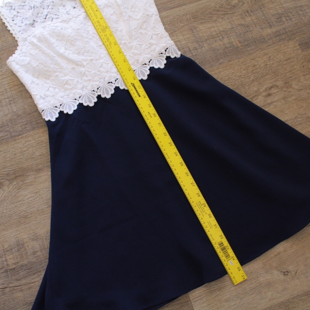 Lilly Pulitzer NWT Carolyn Dress True Navy Sleeveless Mini Dress 2 NWT - Picture 14 of 16